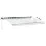Toldo retráctil manual gris antracita y blanco 500x300 cm von , Markisen - Ref: Foro24-3310238, Preis: 446,85 €, Rabatt: %