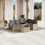 Set de sofás de jardín y cojines 8 piezas ratán sintético beige von , Gartensets - Ref: Foro24-3267439, Preis: 531,84 €, Raba...