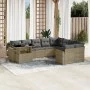 Juego de sofás jardín con cojines beige 10 pzas ratán sintético by , Garden sets - Ref: Foro24-3267509, Price: 651,27 €, Disc...