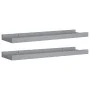 Shelf for photo frames 2 pcs gray MDF 40x9x3 cm by vidaXL, Shelves and shelves - Ref: Foro24-323934, Price: 17,48 €, Discount: %