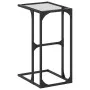 Mesa auxiliar con vidrio transparente acero 40x30x61,5 cm by , Side tables - Ref: Foro24-846036, Price: 29,16 €, Discount: %