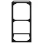 Mesa auxiliar con vidrio transparente acero 40x30x61,5 cm by , Side tables - Ref: Foro24-846036, Price: 29,16 €, Discount: %