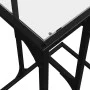 Mesa auxiliar con vidrio transparente acero 40x30x61,5 cm by , Side tables - Ref: Foro24-846036, Price: 29,16 €, Discount: %