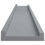 Regal für Fotorahmen 2 Stück graues MDF 80x9x3 cm von vidaXL, Regale und Regale - Ref: Foro24-323936, Preis: 21,36 €, Rabatt: %