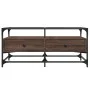 Kaffeetisch mit braunen Eichenglastüren 68,5x50x50 cm. von , Couchtisch - Ref: Foro24-846048, Preis: 94,84 €, Rabatt: %
