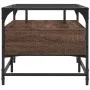 Kaffeetisch mit braunen Eichenglastüren 68,5x50x50 cm. von , Couchtisch - Ref: Foro24-846048, Preis: 94,84 €, Rabatt: %