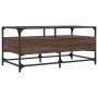 Kaffeetisch mit braunen Eichenglastüren 68,5x50x50 cm. von , Couchtisch - Ref: Foro24-846048, Preis: 96,26 €, Rabatt: %