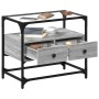 TV-Möbel aus Glas und Holz in grauer Sonoma-Ingenieurkunst, 60x35x51 cm. von , TV-Möbel - Ref: Foro24-846057, Preis: 61,36 €,...