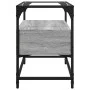 Mueble TV cristal y madera ingeniería gris Sonoma 60x35x51 cm de , Muebles TV - Ref: Foro24-846057, Precio: 60,50 €, Descuent...