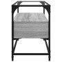 Mueble TV cristal y madera ingeniería gris Sonoma 80x35x51 cm de , Muebles TV - Ref: Foro24-846062, Precio: 74,54 €, Descuent...