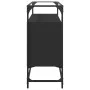 Aparador tapa de cristal y madera ingeniería negro 98x35x81 cm de , Aparadores - Ref: Foro24-846069, Precio: 105,15 €, Descue...