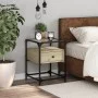 Mesita de noche madera de ingeniería roble Sonoma 40x40x55 cm by , Nightstands - Ref: Foro24-846076, Price: 54,05 €, Discount: %