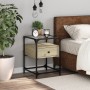 Mesita de noche madera de ingeniería roble Sonoma 40x40x55 cm by , Nightstands - Ref: Foro24-846076, Price: 54,87 €, Discount: %