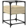 Mesita de noche madera de ingeniería roble Sonoma 40x40x55 cm by , Nightstands - Ref: Foro24-846076, Price: 54,05 €, Discount: %