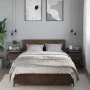 Mesitas noche 2 uds madera ingeniería marrón roble 40x40x55 cm by , Nightstands - Ref: Foro24-846083, Price: 85,00 €, Discoun...