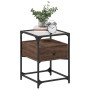 Mesitas noche 2 uds madera ingeniería marrón roble 40x40x55 cm de , Mesitas de noche - Ref: Foro24-846083, Precio: 86,16 €, D...