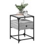 Mesita de noche 2 uds madera ingeniería gris Sonoma 40x40x55 cm by , Nightstands - Ref: Foro24-846081, Price: 86,16 €, Discou...