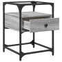Mesita de noche 2 uds madera ingeniería gris Sonoma 40x40x55 cm by , Nightstands - Ref: Foro24-846081, Price: 86,16 €, Discou...