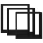 Cube wall shelves 3 units black MDF by vidaXL, Shelves and shelves - Ref: Foro24-323950, Price: 34,33 €, Discount: %