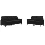 Juego de sofás con cojines 2 piezas terciopelo negro de , Sofás - Ref: Foro24-3278396, Precio: 467,28 €, Descuento: %