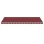 Toldo retráctil manual burdeos 600x300 cm de , Toldos - Ref: Foro24-3215222, Precio: 524,58 €, Descuento: %