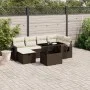 Juego de sofás de jardín 7 piezas con cojines ratán PE marrón by , Garden sets - Ref: Foro24-3274983, Price: 506,93 €, Discou...