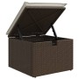Juego de sofás de jardín 7 piezas con cojines ratán PE marrón by , Garden sets - Ref: Foro24-3274983, Price: 489,28 €, Discou...