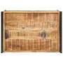 Massiver Küchenwagen aus grobem Mangoholz 80x55x70 cm von , Küchen- und Speisewagen - Ref: Foro24-358510, Preis: 122,54 €, Ra...