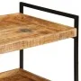 Carrito de cocina madera maciza de mango rugosa 80x55x70 cm de , Carros de cocina y comedor - Ref: Foro24-358510, Precio: 120...