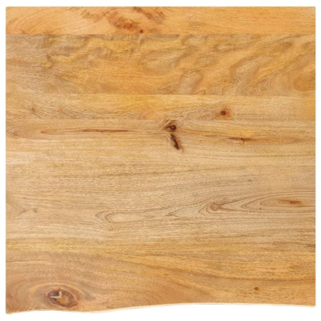 Massivholz-Tischplatte mit natürlicher Kante aus Mangoholz, 40x40x2,5 cm. von , Tischplatten - Ref: Foro24-370438, Preis: 28,...