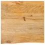 Tablero de mesa borde natural madera maciza mango 40x40x2,5 cm by , Table tops - Ref: Foro24-370438, Price: 24,79 €, Discount: %