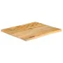 Tablero de mesa borde natural madera maciza mango 40x40x2,5 cm by , Table tops - Ref: Foro24-370438, Price: 24,79 €, Discount: %