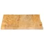 Tablero de mesa borde natural madera maciza mango 40x40x2,5 cm by , Table tops - Ref: Foro24-370438, Price: 24,79 €, Discount: %