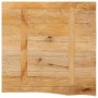 Massivholz-Tischplatte mit natürlicher Kante aus Mangoholz, 40x40x2,5 cm. von , Tischplatten - Ref: Foro24-370438, Preis: 28,...