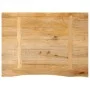 Massivholz-Tischplatte mit natürlicher Kante aus Mangoholz, 80x60x2,5 cm. von , Tischplatten - Ref: Foro24-370452, Preis: 69,...