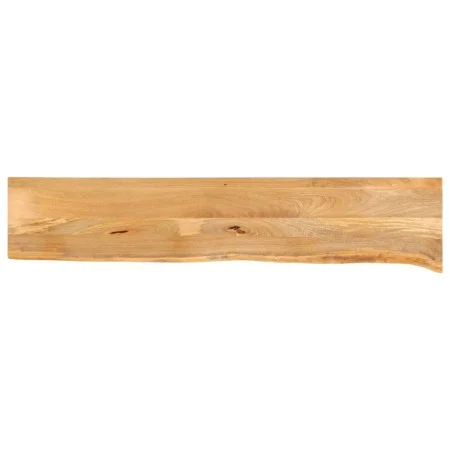 Tablero de mesa borde natural madera maciza mango 140x20x3,8 cm by , Table tops - Ref: Foro24-370471, Price: 50,57 €, Discoun...