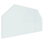 Placa de vidrio para chimenea hexagonal 100x50 cm de vidaXL, Cristal - Ref: Foro24-324141, Precio: 41,36 €, Descuento: %