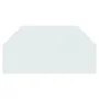 Glass plate for hexagonal fireplace 100x50 cm by vidaXL, Glass - Ref: Foro24-324141, Price: 37,72 €, Discount: %
