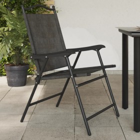 Sillas de jardín plegables 4 uds acero y textileno gris melange von , Gartenstühle - Ref: Foro24-3157287, Preis: 178,97 €, Ra...