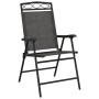 Sillas de jardín plegables 4 uds acero y textileno gris melange by , Garden chairs - Ref: Foro24-3157293, Price: 162,27 €, Di...