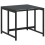 Juego de comedor de jardín 11 piezas textileno negro by , Garden sets - Ref: Foro24-3295129, Price: 434,68 €, Discount: %