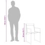 Juego de comedor de jardín 11 piezas textileno negro by , Garden sets - Ref: Foro24-3295129, Price: 434,68 €, Discount: %