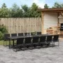 13-teiliges Gartensitzgruppen-Set aus schwarzem Textilene von , Gartensets - Ref: Foro24-3295122, Preis: 696,45 €, Rabatt: %