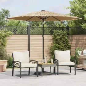 Gartenschirm mit braunem Stahlmast 268x268x226 cm von , Sonnenschirme - Ref: Foro24-4005101, Preis: 86,38 €, Rabatt: %