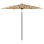 Sombrilla de jardín con poste de acero marrón 268x268x226 cm by , Umbrellas - Ref: Foro24-4005101, Price: 86,97 €, Discount: %