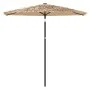 Sombrilla de jardín con poste de acero marrón 268x268x226 cm by , Umbrellas - Ref: Foro24-4005101, Price: 86,97 €, Discount: %