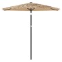 Sombrilla de jardín con poste de acero marrón 268x268x226 cm by , Umbrellas - Ref: Foro24-4005101, Price: 79,33 €, Discount: %