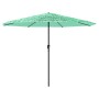 Sombrilla de jardín con poste de acero verde 388x388x248 cm by , Umbrellas - Ref: Foro24-4005115, Price: 128,20 €, Discount: %