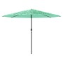 Sombrilla de jardín con poste de acero verde 388x388x248 cm by , Umbrellas - Ref: Foro24-4005115, Price: 128,20 €, Discount: %