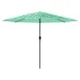 Gartenschirm mit grünem Stahlmast 388x388x248 cm. von , Sonnenschirme - Ref: Foro24-4005115, Preis: 141,56 €, Rabatt: %